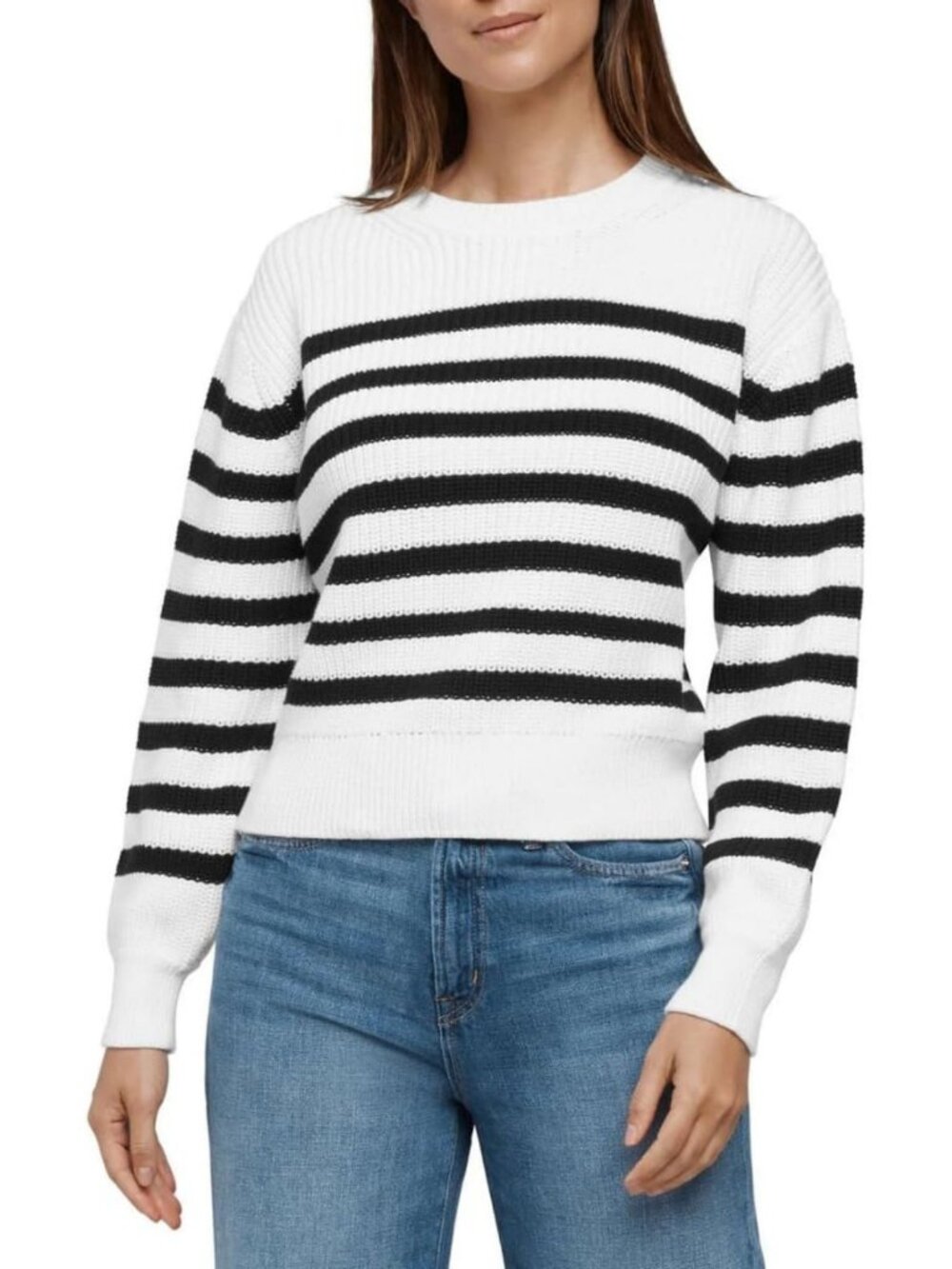 Cozy Women's Cashmere Blend Crewneck Pullover Sweater - Perfect for Layering!
